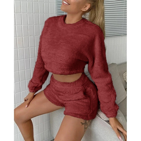 Coral Fleece Lounge Set