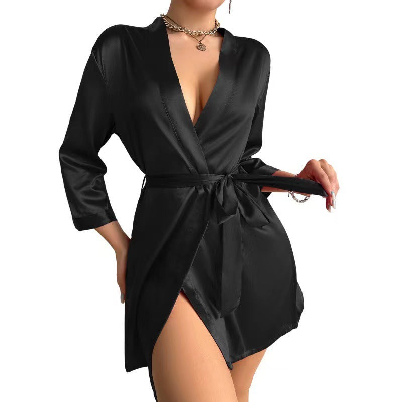 Silky Lounge Robe