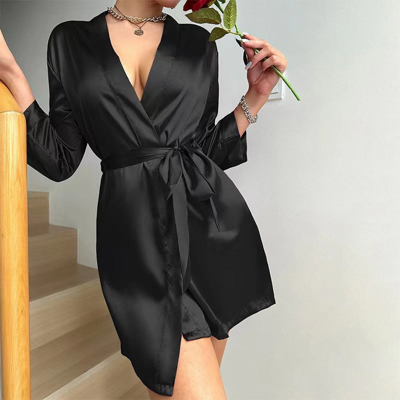 Silky Lounge Robe